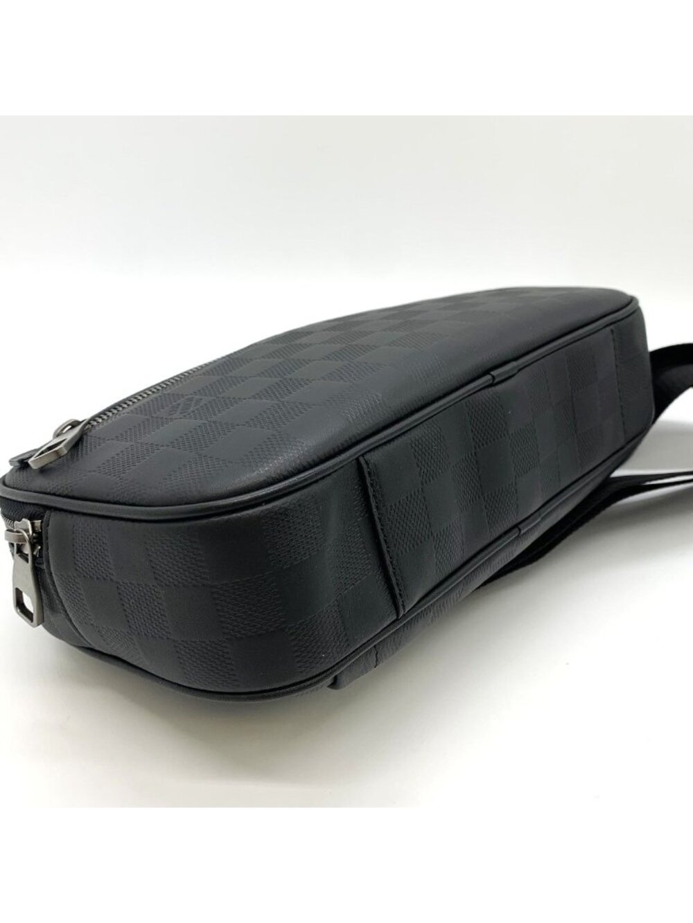 Louis Vuitton Ambler Belt Bag Leather Damier Infini Black - Picture 5 of 9